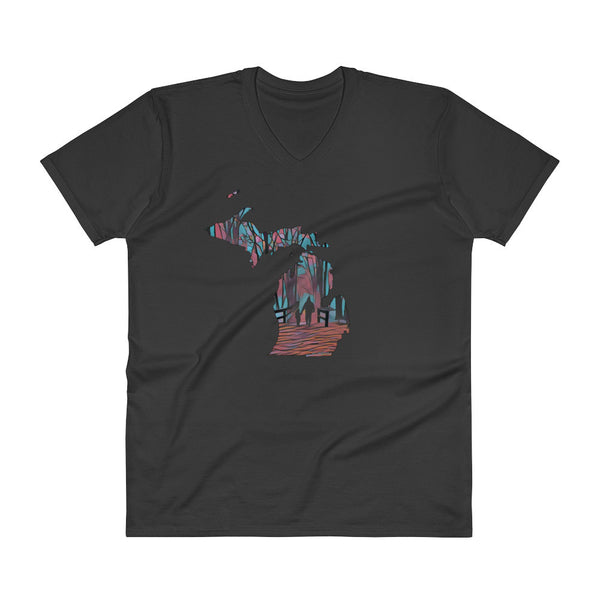 V-Neck T-Shirt (St. Charles, MI)