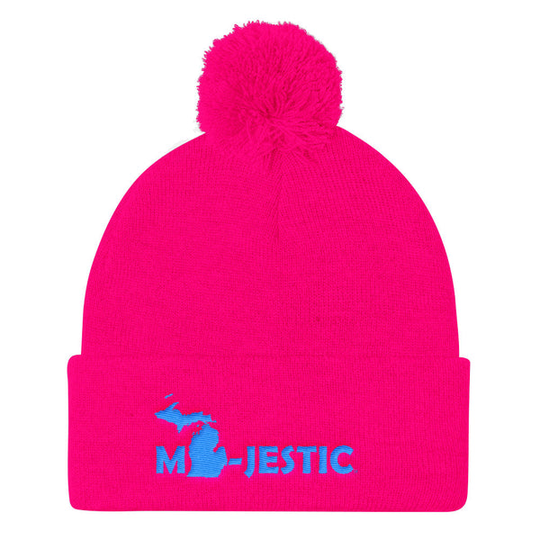 MI-jestic Pom Pom Knit Cap