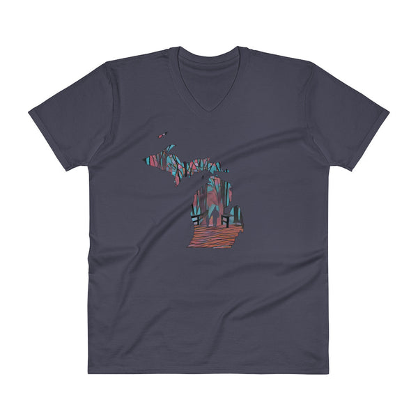 V-Neck T-Shirt (St. Charles, MI)
