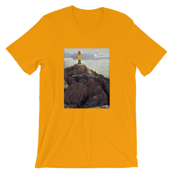 Unisex short sleeve t-shirt (Arcadia, MI)