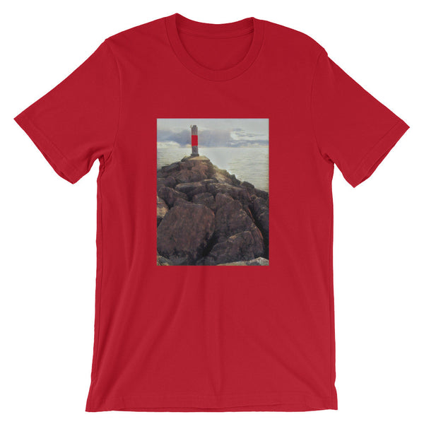 Unisex short sleeve t-shirt (Arcadia, MI)